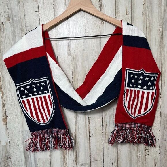 USA Soccer Scarf US Soccer National Team Scarf Red, White, Blue - Picture 6 of 6